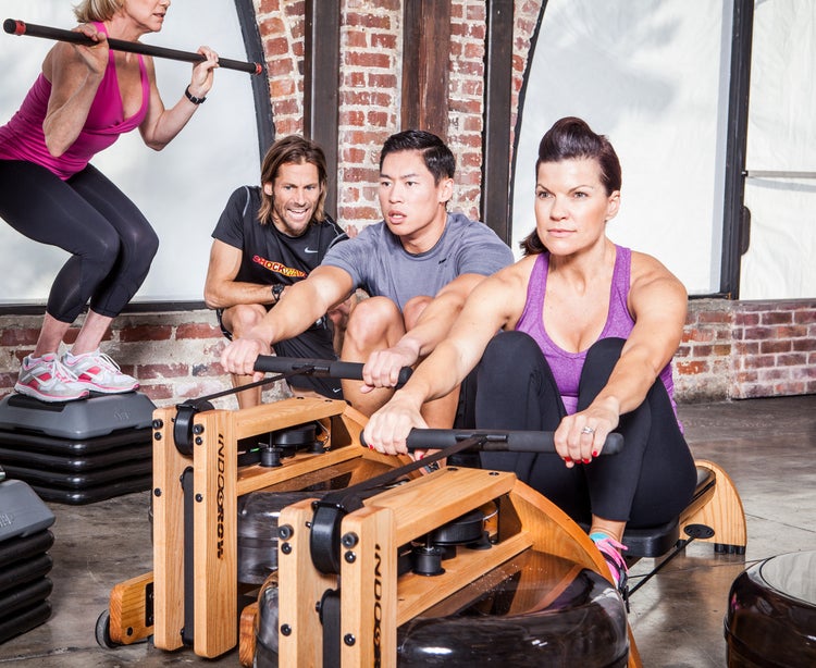 Circuit workout discount with rowing machine