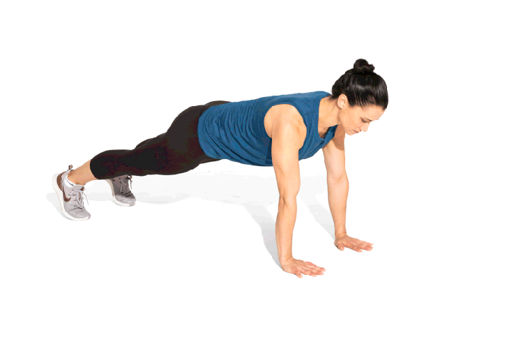 GIF of Push-Ups With Multiple Hand Positions exercise