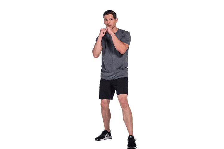 GIF of the Jab boxing exercise
