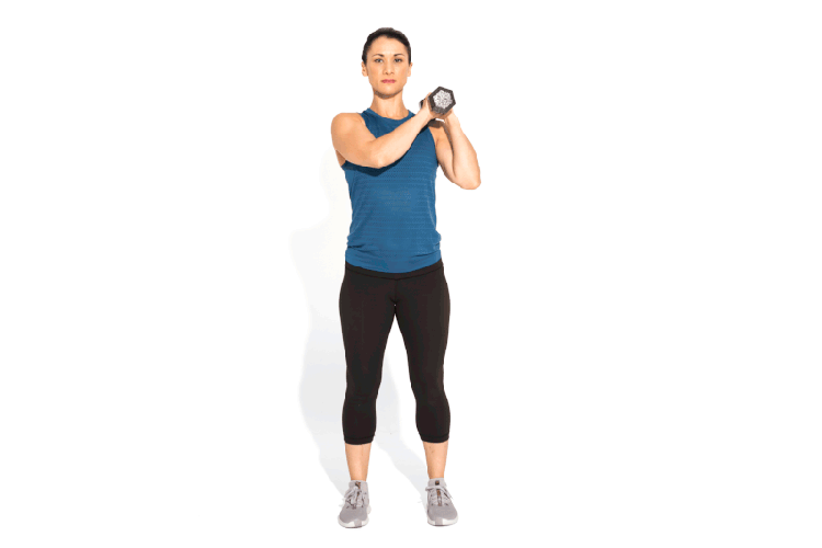 GIF of Transverse Lunge With Cross-Body Chop exercise