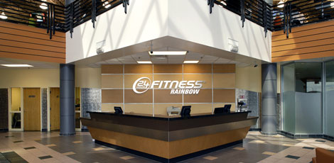 24 Hour Fitness On Rainbow And Alta Fitness Walls