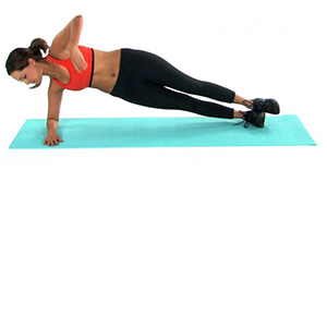 Plank discount side twist